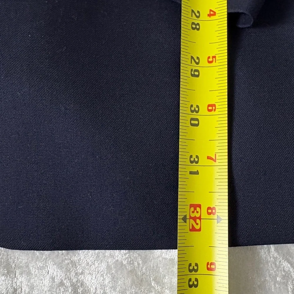 Ralph Lauren Mens Navy Blue 100% Wool Blazer Sport Coat 44R Woolmark 2-Button